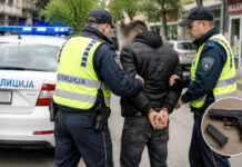 „Ѓон“ пијан со пиштол се обидел да изврши разбојништво во кафеана во Тетово, а се степал и со келнерот – уапсен 22-годишник