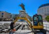 Град Скопје ја поправа подната фонтана на плоштадот